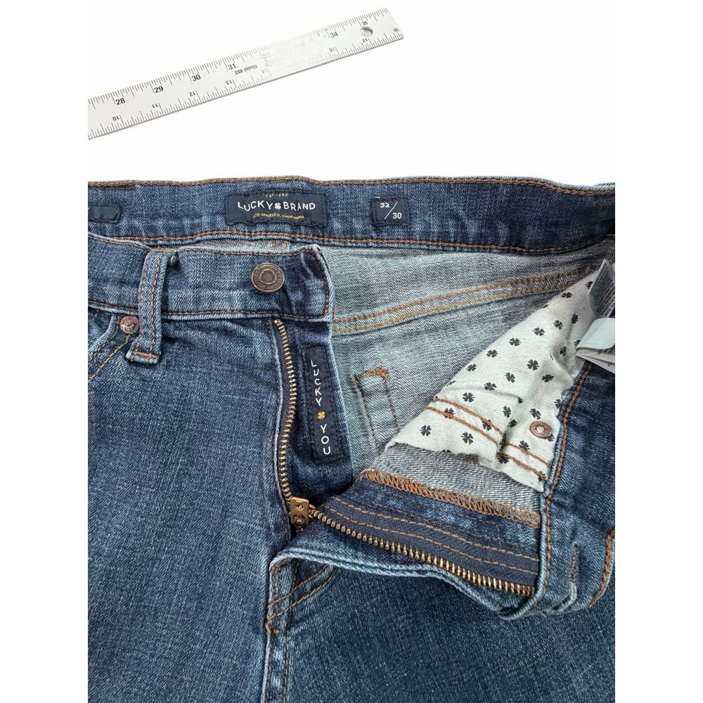 Lucky Brand 221 Straight Men's Jeans 32x30 Medium Wash Blue Denim Pants - Picture 4 of 8
